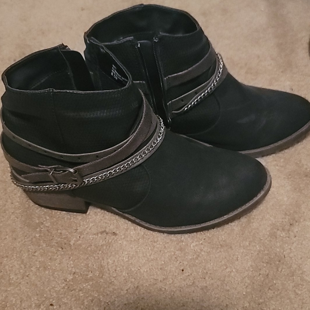 Strappy booties